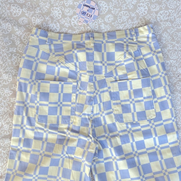 BRIT HARVEY X VG California Sunrise Check Pants // Lilac - Picture 10 of 10